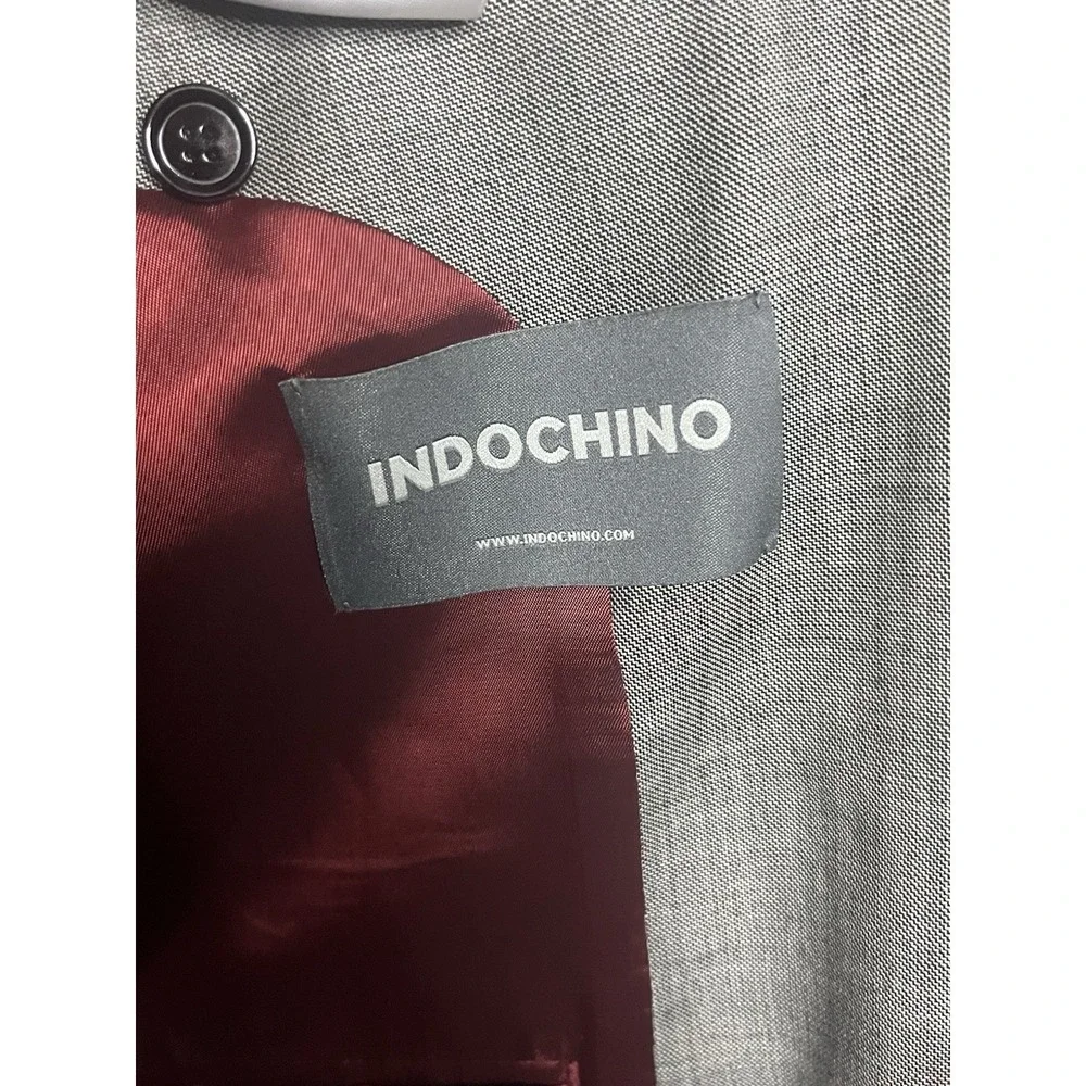 Men's Indochino Gray 100% Wool 2‎ Button Blazer See Pictures For Measurements
